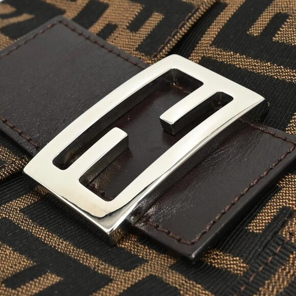 Fendi Brown Zucca Baguette Handbag 3505 26424 008 155596 - Picture 4 of 10